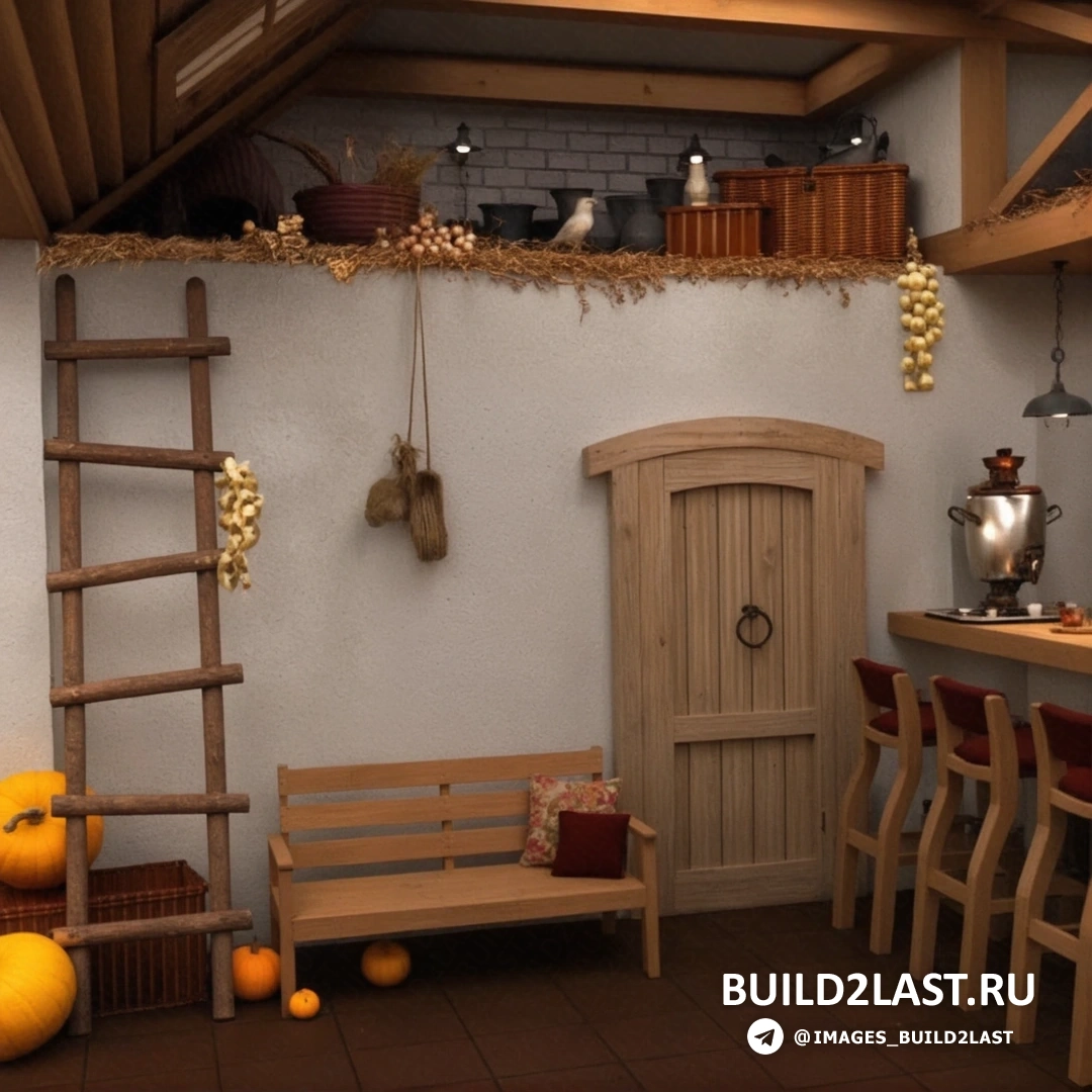 Белая мебель, кровать и тумбочки в спальне с декоративными элементами из дерева