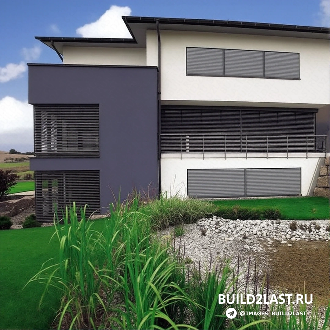 Белые рафшторы на фоне бежевой металлочерепицы