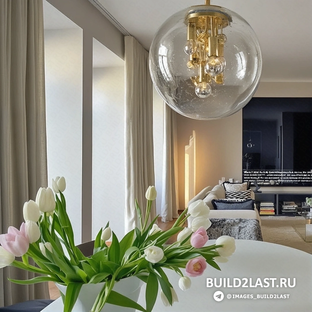 Декоративные элементы в интерьере: акценты в виде скульптур и текстиля