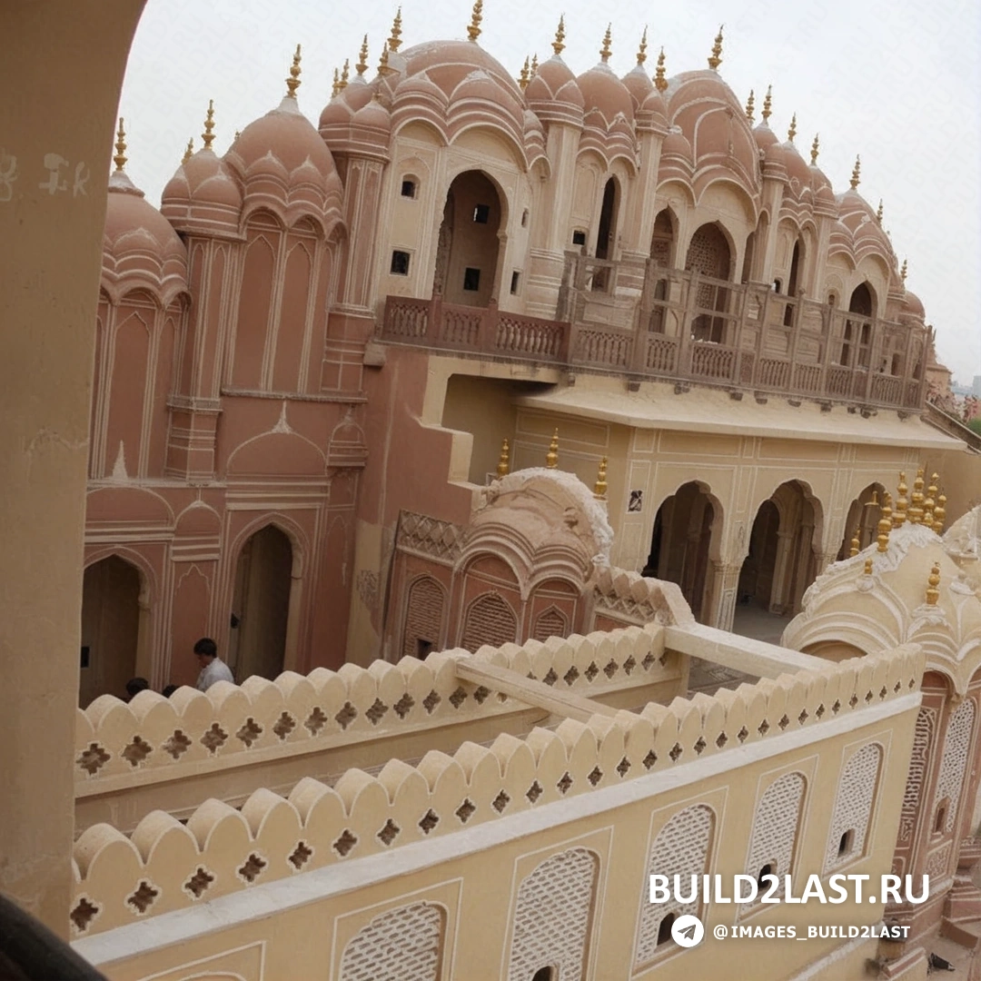 �������������� ������ �� ������ ������ Hawa Mahal, �������, �����.