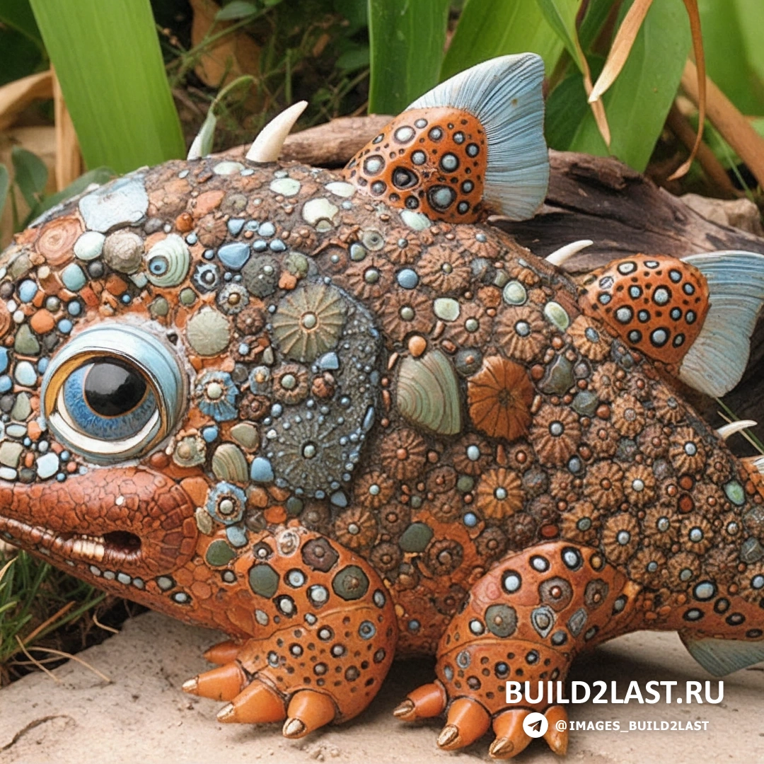 Оригинальная керамическая скульптура, выполненная украинским дуэтом