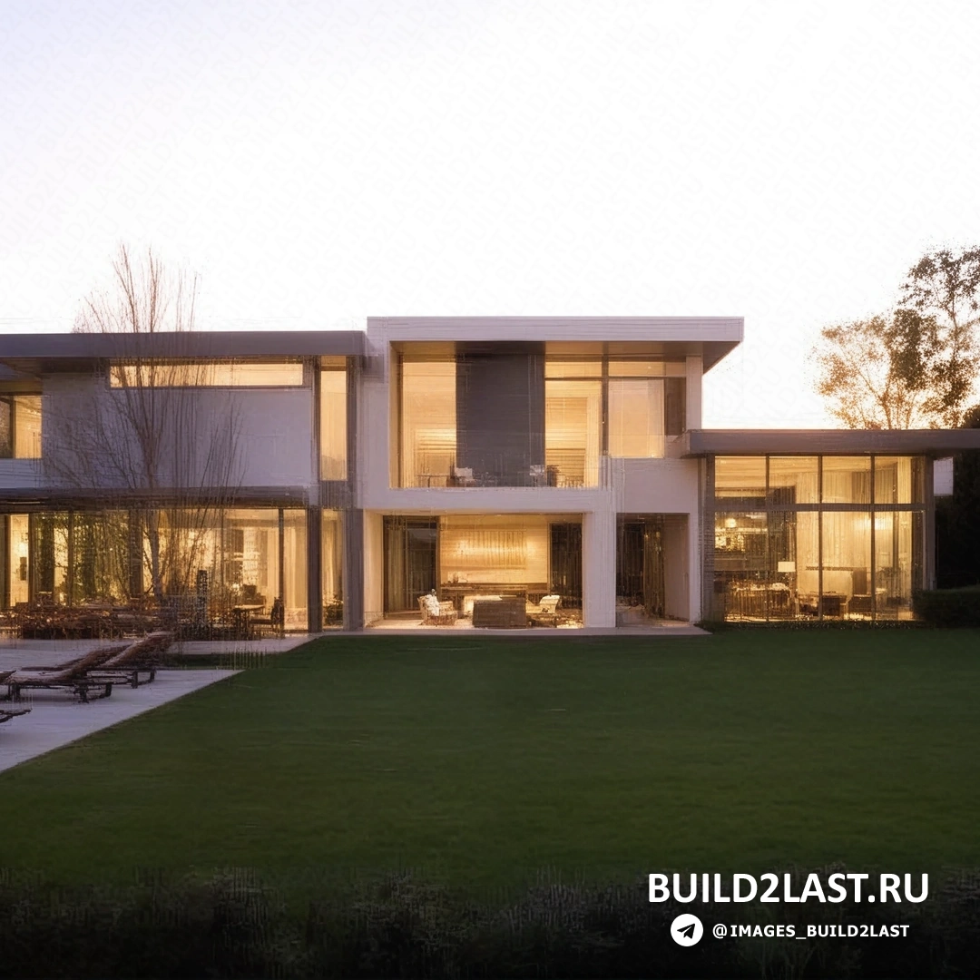 Основная спальня в резиденции Брентвуд с видом на сад