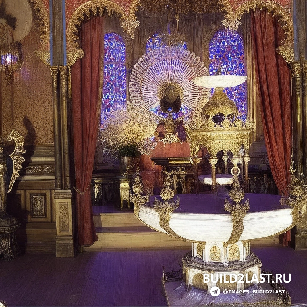 Современная ванная комната в мавританском стиле с зеркалами, керамической плиткой и сантехникой в коричневых тонах