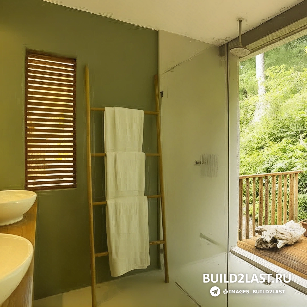 Современный интерьер с термодеревом, металлическими акцентами и элементами этнического стиля, открытая терраса с видом.