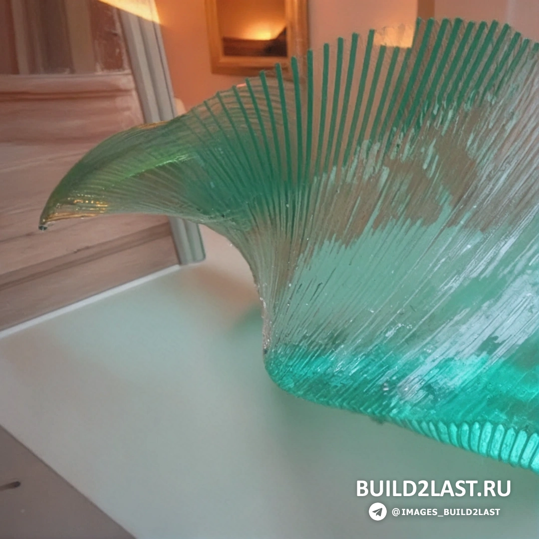 Стеклянное дерево с прозрачными листьями и плавными изгибами, выполненное Нийоко Икутой